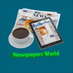 newspapers world android application logo